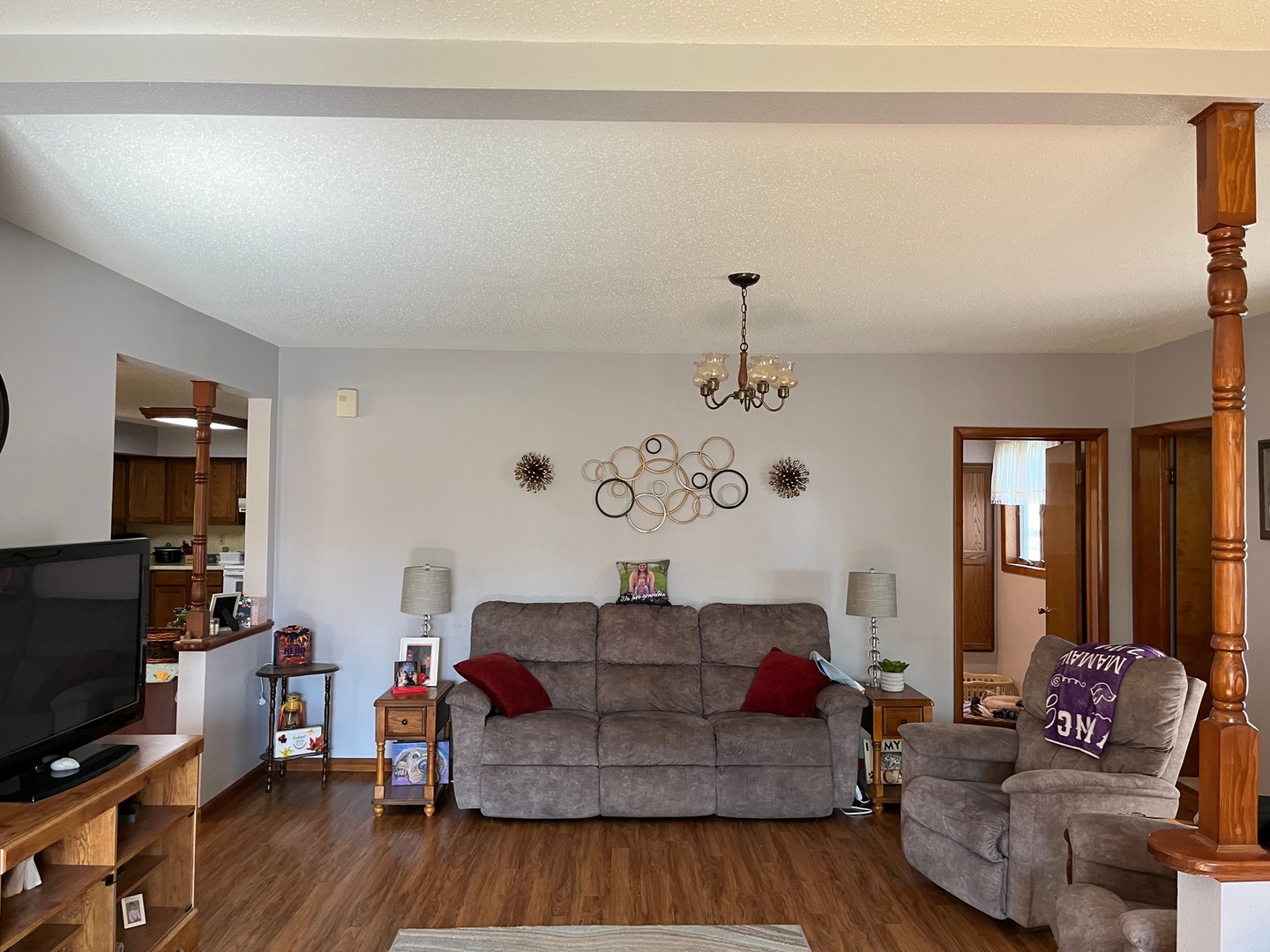 15582 Bishop Road Morrison, IL 61270 - Photo 9 of 28 a living room with furniture and wooden floor
