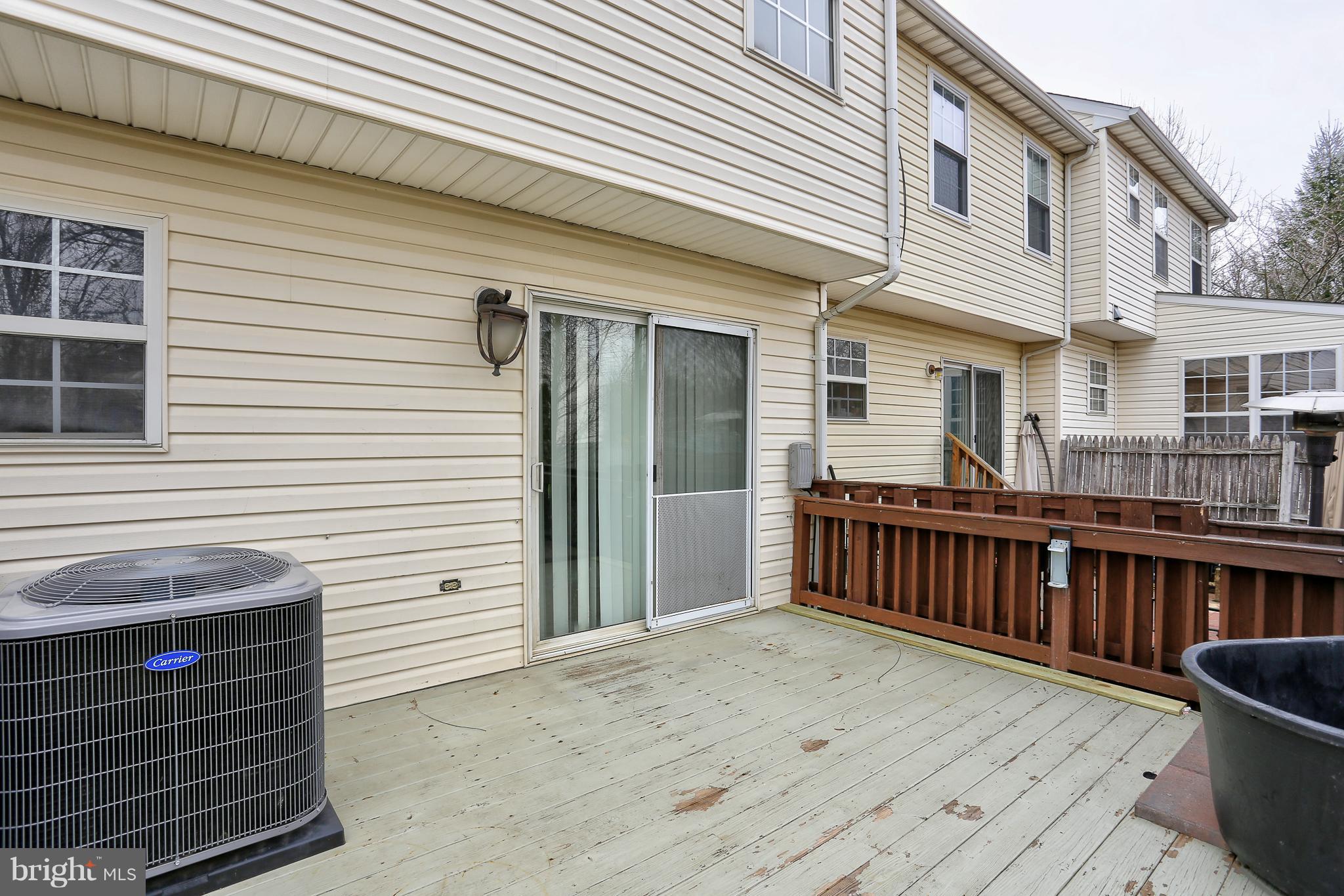 Rear View  with Deck