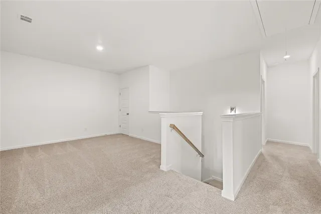 a view of an empty room