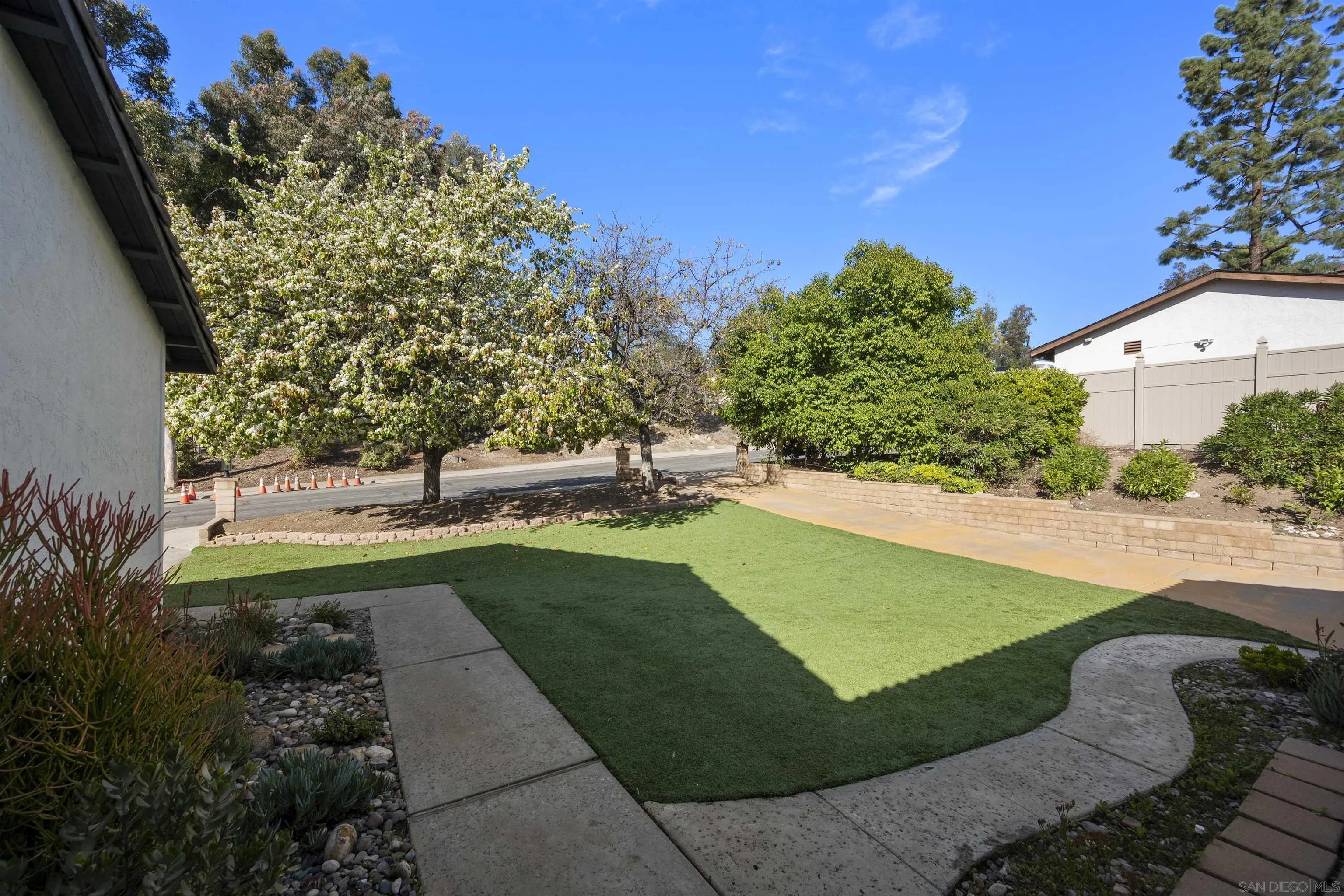 2321 Farrington Drive El Cajon, CA 92020 - Photo 10 of 47 a view of a backyard with garden
