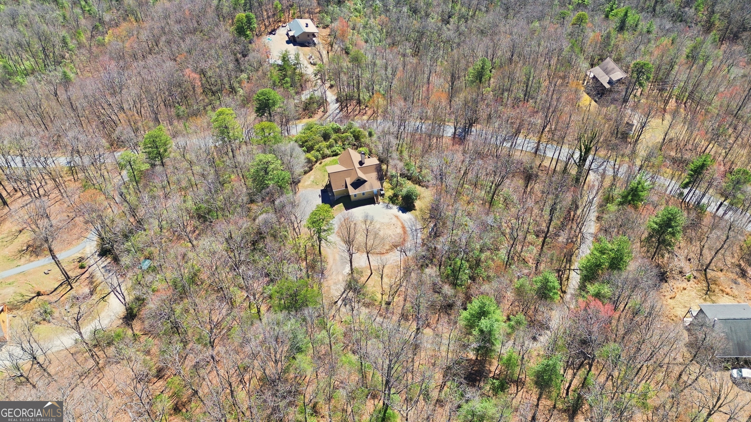 2280 Germany Road Clayton, GA 30525 - Photo 40 of 70 a backyard of a house with a yard and seating area