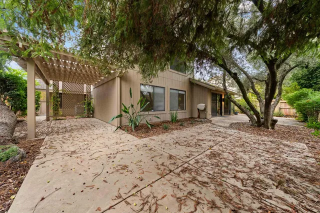 a house with a outdoor space