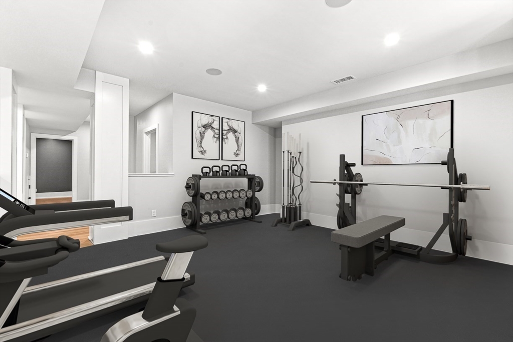 54 Johnson Road Winchester, MA 01890 - Photo 35 of 42 a bedroom with furniture and a mirror