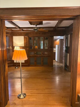 a room with gym equipment