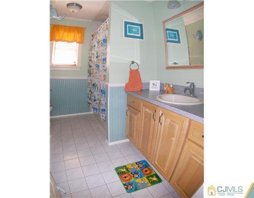 29 West Cliff Road Colonia, NJ 07067 - Photo 18 of 25 a bathroom with a sink a mirror and a shower