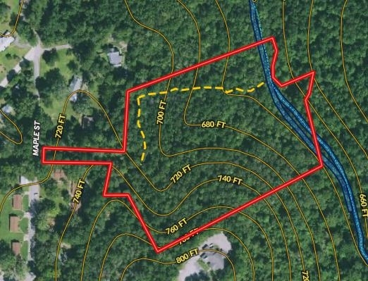 0 Maple Street Franklin, GA 30217 - Photo 2 of 19 a view of a park with plants and wooden fence