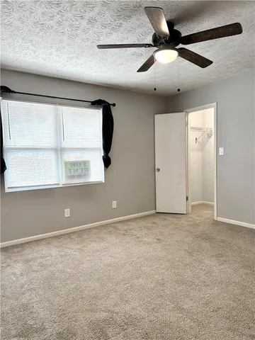 a view of small space with racks on the wall