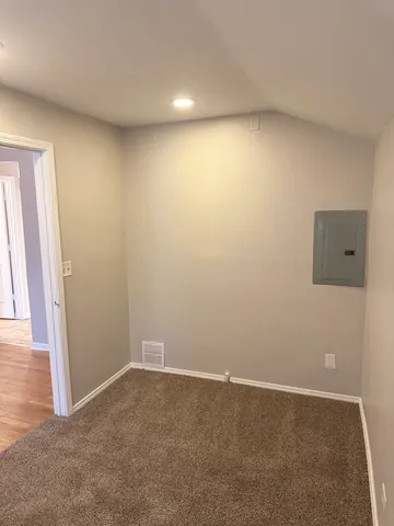 a view of an empty room