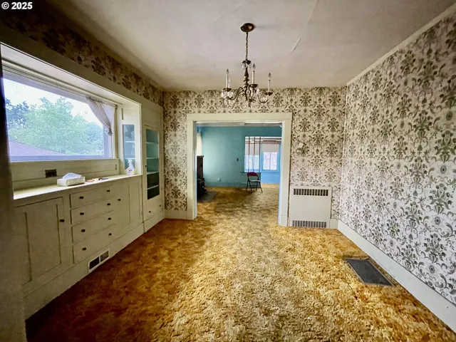 a view of front door