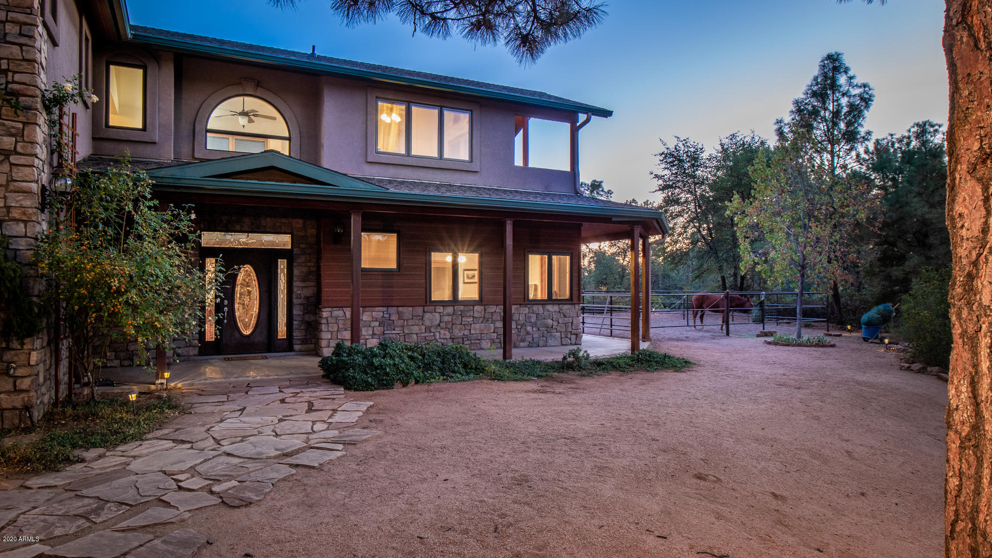 417 North Graham Ranch Road Payson, AZ 85541 - Photo 77 of 79 Front Twilight