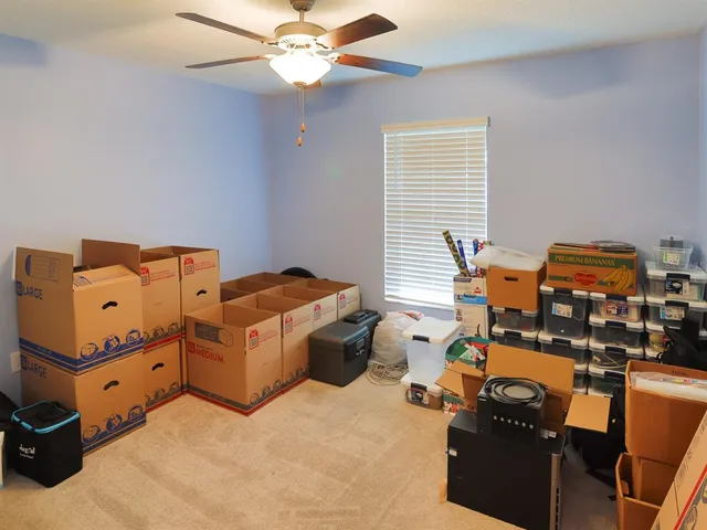 a room with storage and utility