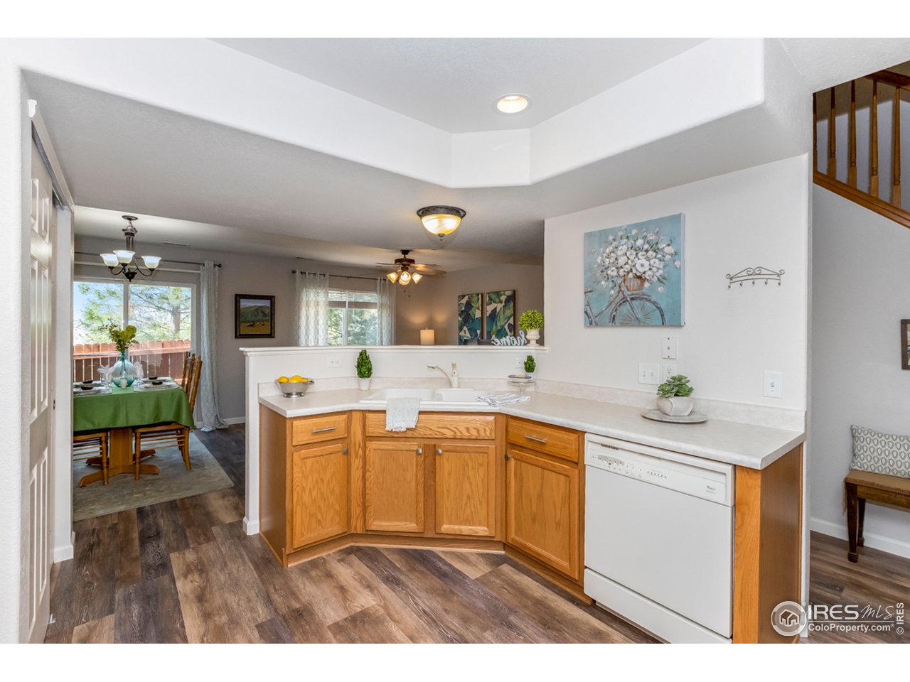 6827 Autumn Ridge Drive, Unit 3 Fort Collins, CO 80525 - Photo 35 of 35 Huge kitchen is the center of the open floor plan.