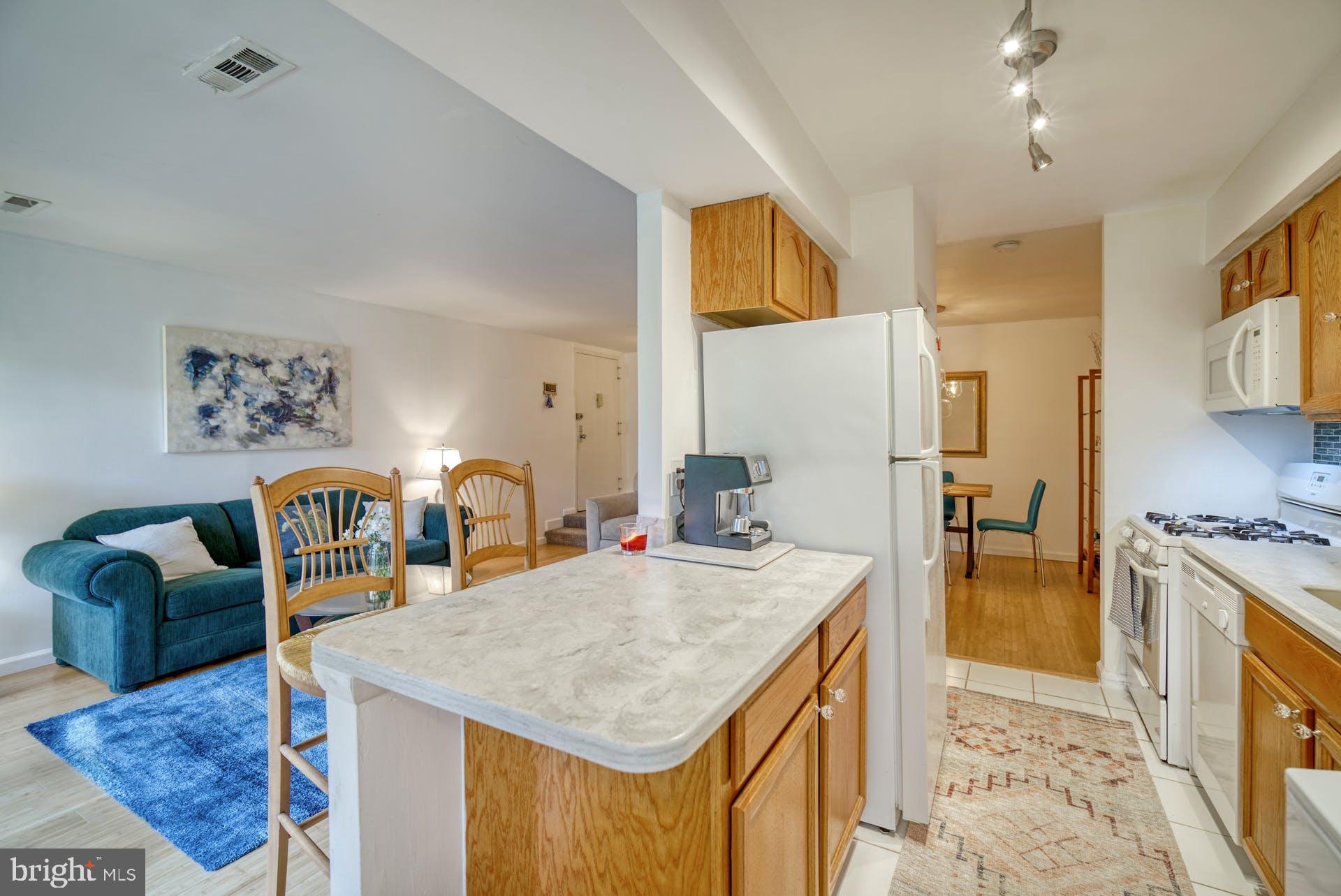 11236 Chestnut Grove Square, Unit 11236164 Reston, VA 20190 - Photo 6 of 45 Kitchen renovated by opening the wall.