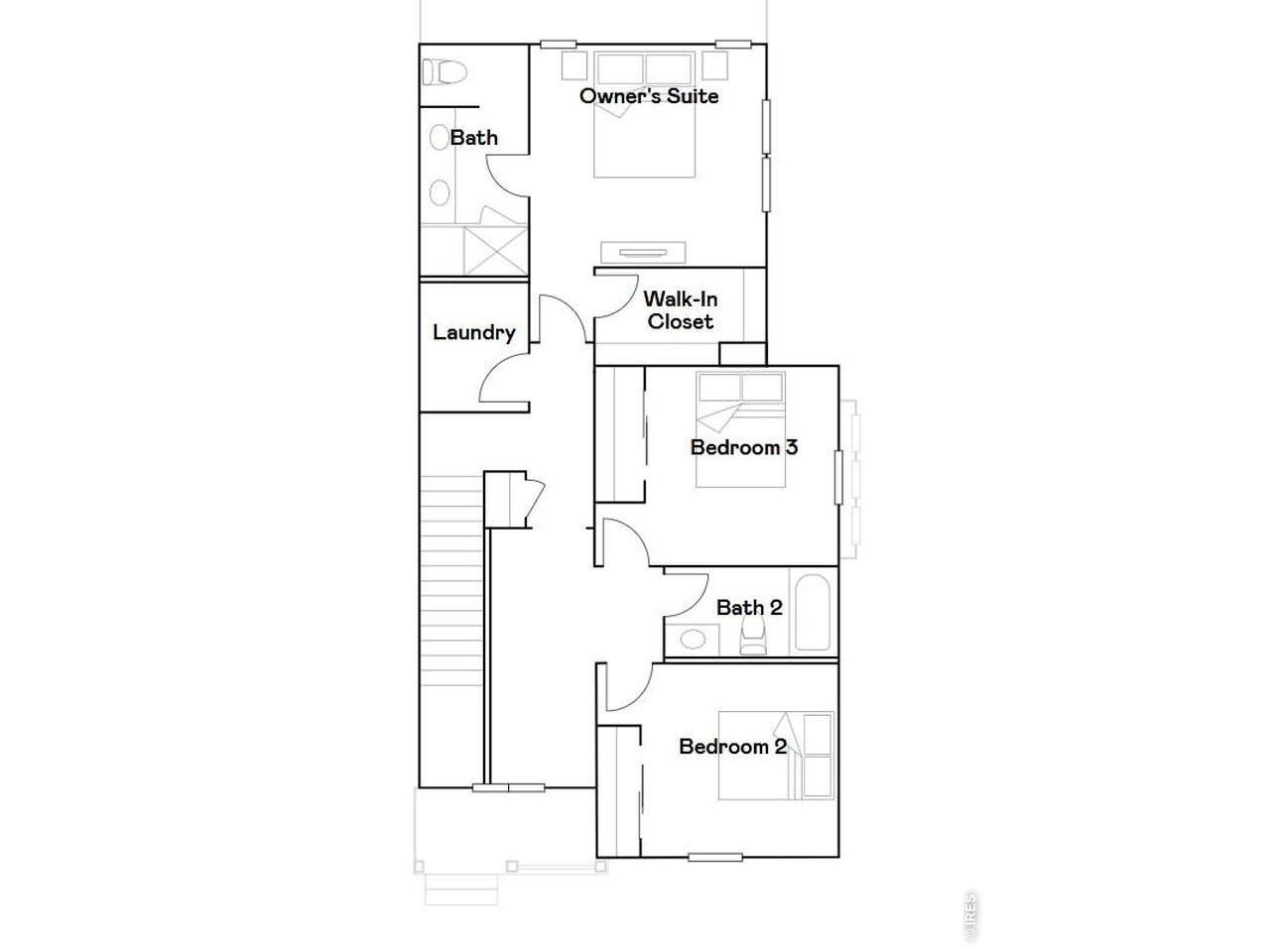6419 Masked Lark Street Fort Collins, CO 80528 - Photo 3 of 3 a picture of a floor plan