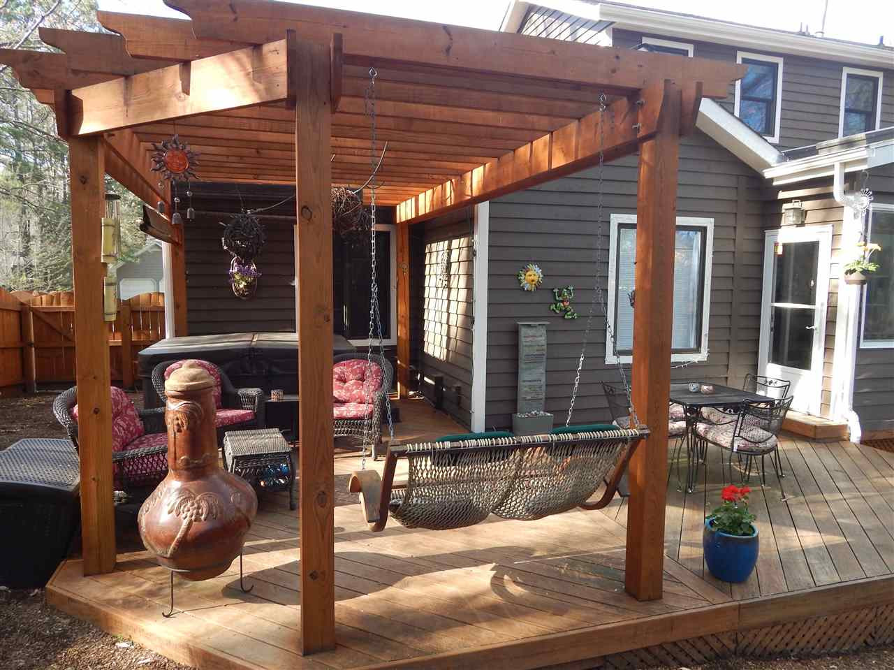4121 Landfall Court Raleigh, NC 27613 - Photo 24 of 25 Deck w/Pergola