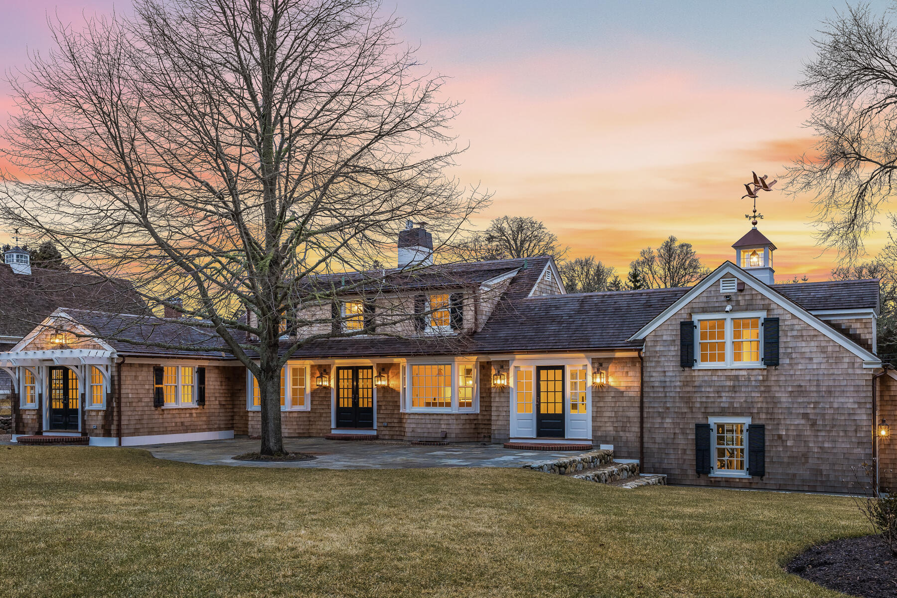 149 East Bay Road Osterville, MA 02655 - Photo 26 of 29 a front view of a house with a yard