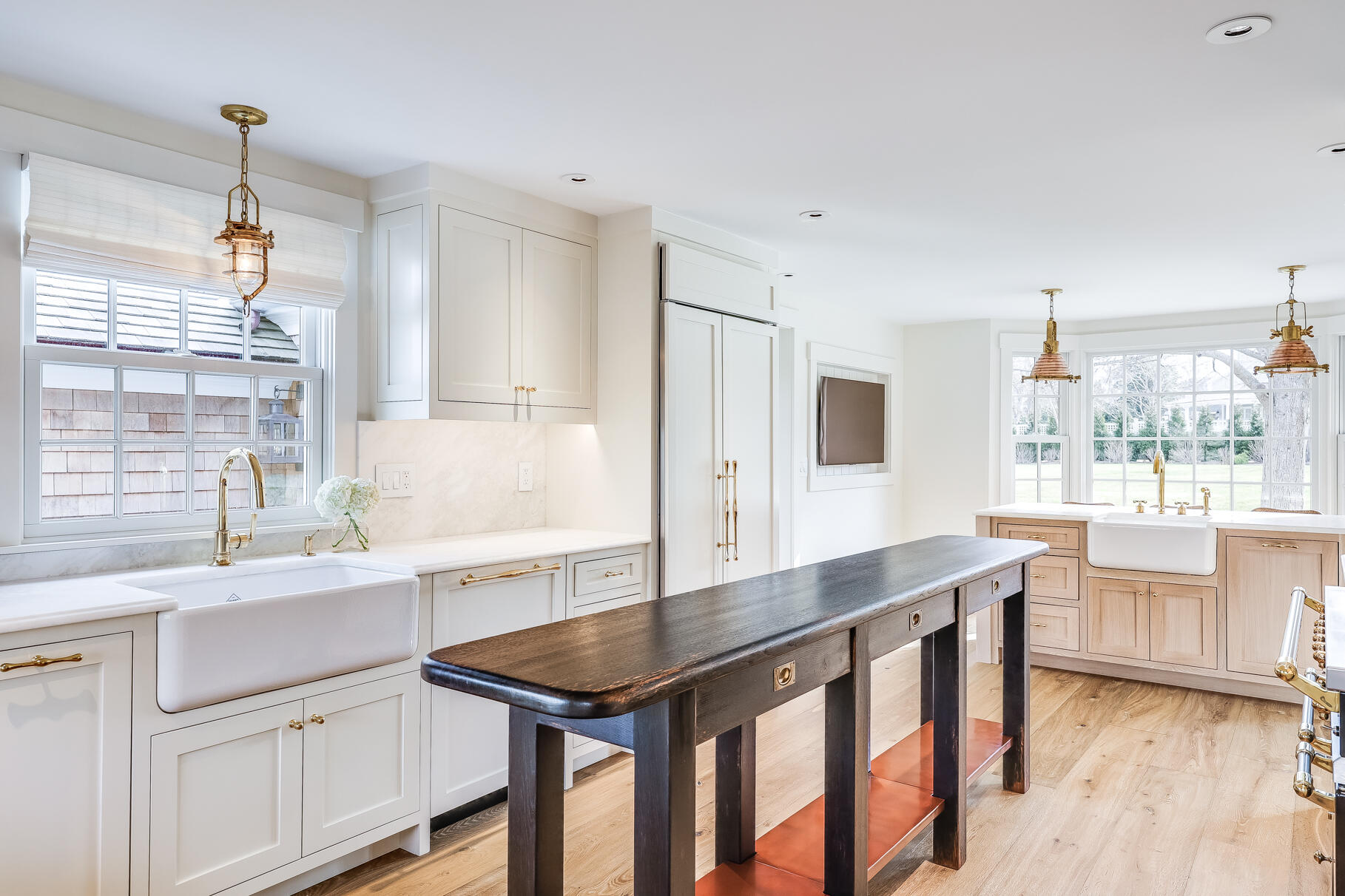 149 East Bay Road Osterville, MA 02655 - Photo 4 of 29 a kitchen with granite countertop a sink cabinets and window