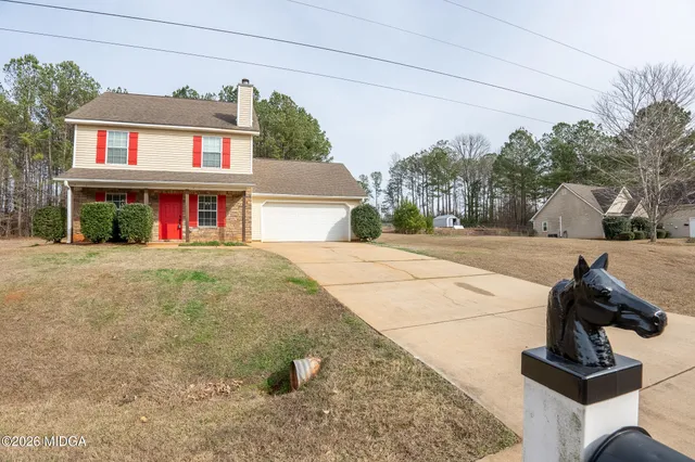 a front view of a house with porch