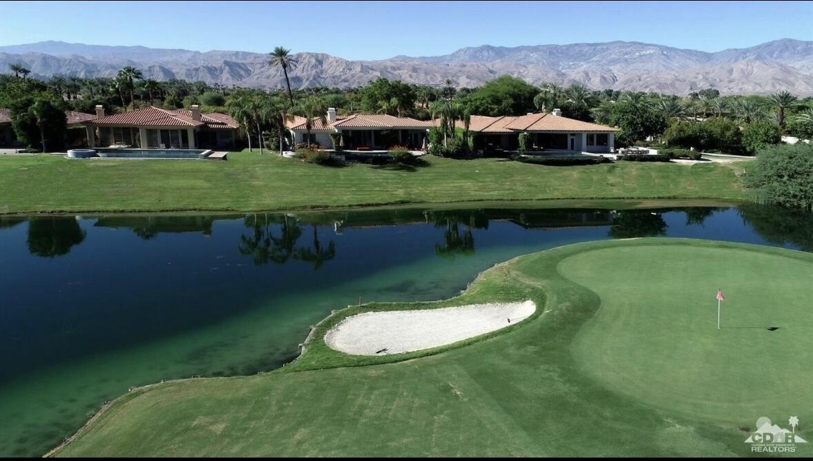 104 Loch Lomond Road Rancho Mirage, CA 92270 - Photo 21 of 27 an aerial view of a house with outdoor space swimming pool