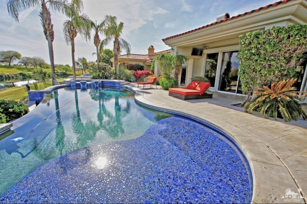 104 Loch Lomond Road Rancho Mirage, CA 92270 - Photo 9 of 27 swimming pool view with a outdoor seating
