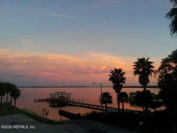 a view of city and lake