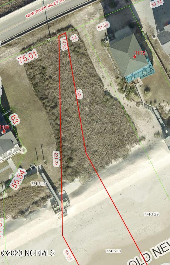 Lot 28 New River Inlet Road North Topsail Beach, NC 28460 - Photo 37 of 37 GIS Aerial