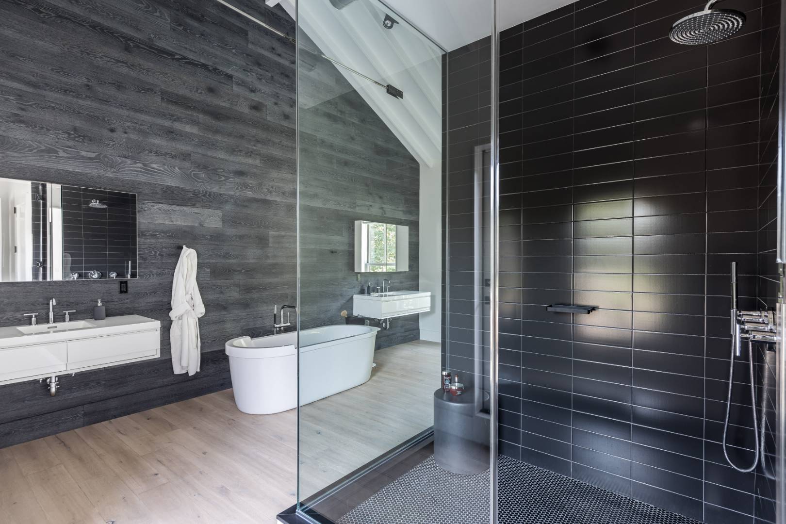 42 Old Noyack Path Sag Harbor, NY 11963 - Photo 20 of 43 a bathroom with a sink and a shower