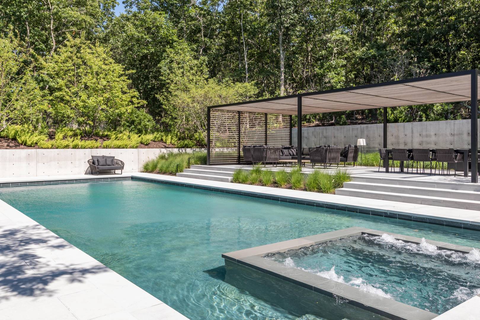 42 Old Noyack Path Sag Harbor, NY 11963 - Photo 42 of 43 swimming pool view with a seating space