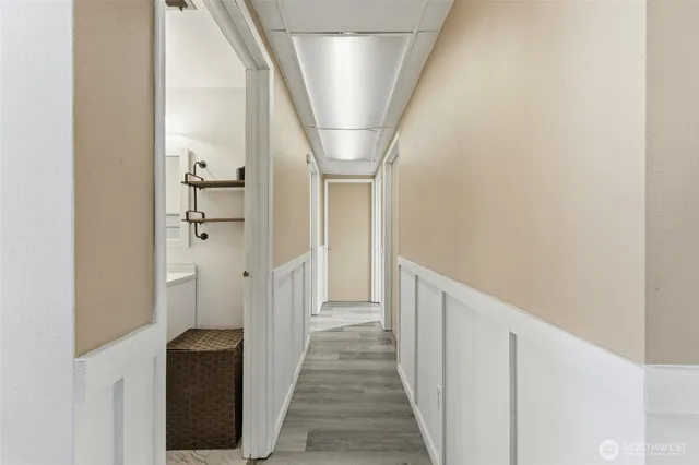 a bathroom with a sink toilet and vanity
