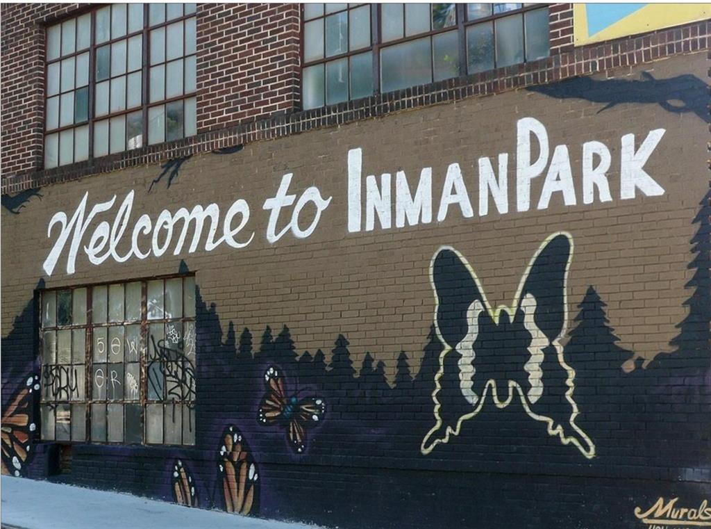 536 Highland Avenue Northeast, Unit B Atlanta, GA 30312 - Photo 56 of 62 a front view of a building with entryway