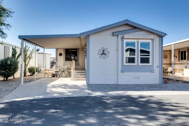 a view of a house with a patio