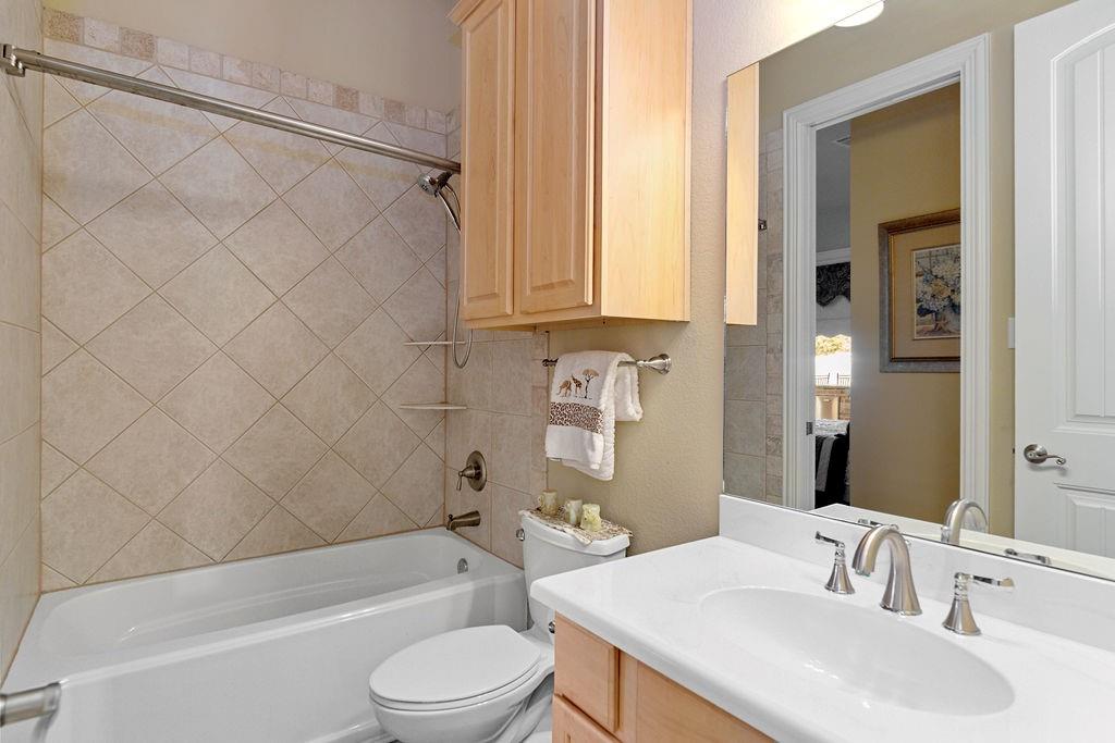 117 Citation Drive Cresson, TX 76035 - Photo 28 of 40 Bathroom with vanity and bathing tub / shower combination