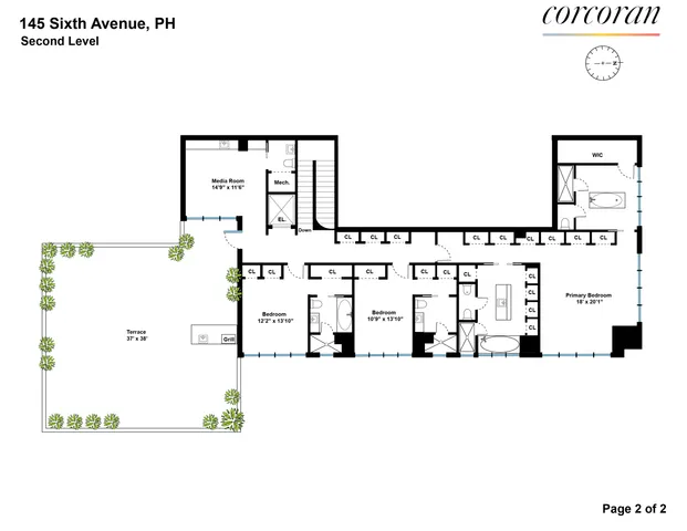 $25,000,000 | 145 6th Avenue, Unit PH | Hudson Square