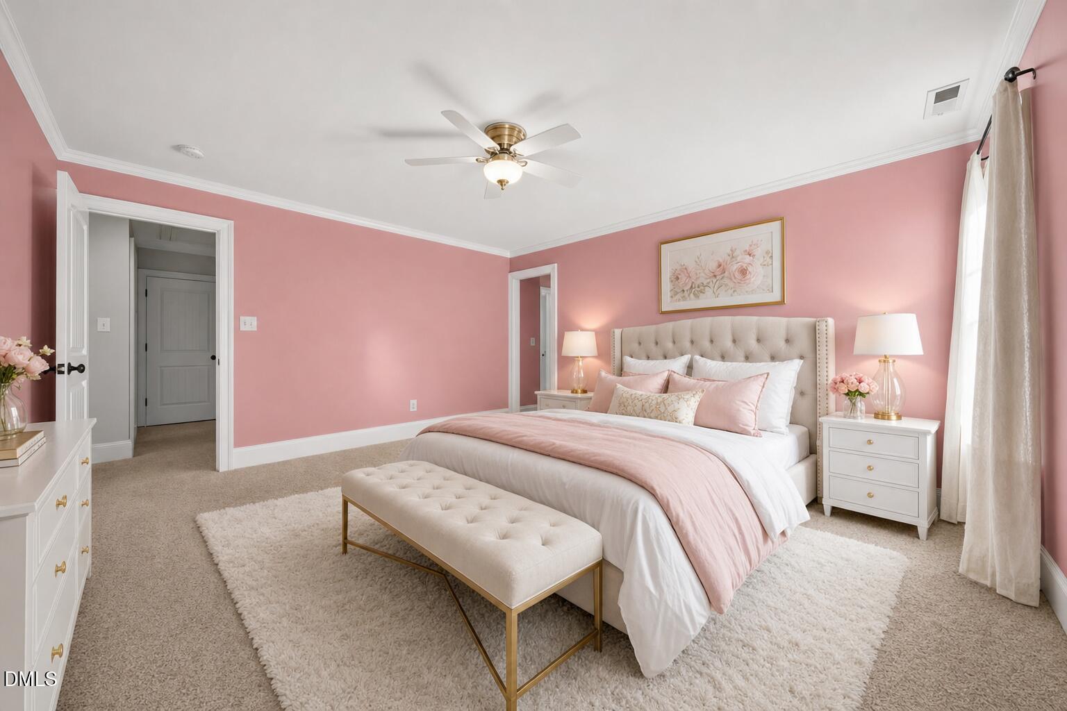 8497 Falkirk Ridge Court Wake Forest, NC 27587 - Photo 41 of 64 virtual_staging_pink_bedroom_055