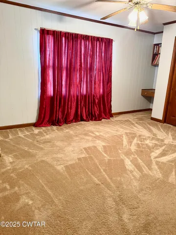 a view of a room with closet area