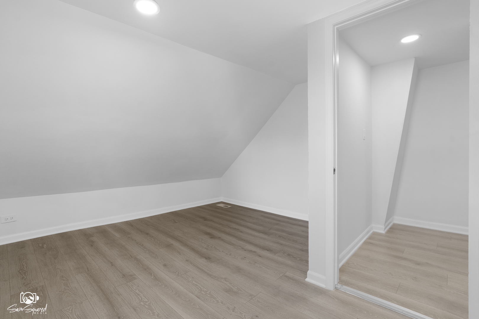 5636 South Carpenter Street Chicago, IL 60621 - Photo 16 of 27 a view of an empty room with wooden floor