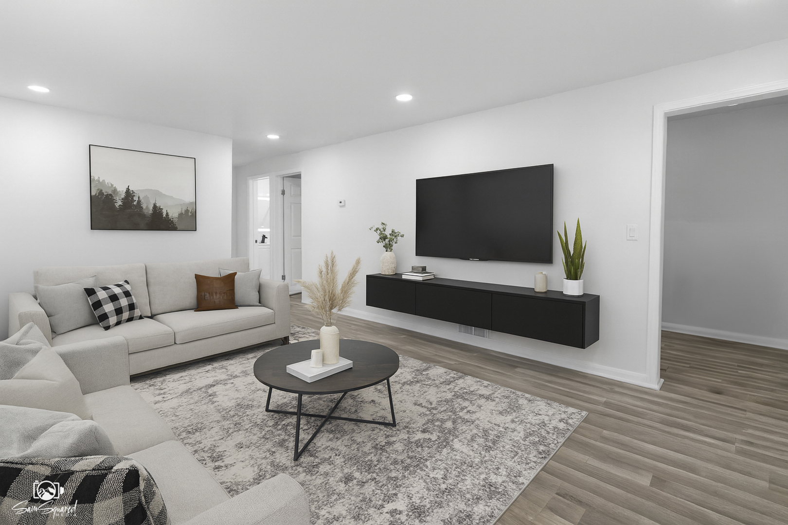 5636 South Carpenter Street Chicago, IL 60621 - Photo 3 of 27 a living room with furniture and a flat screen tv