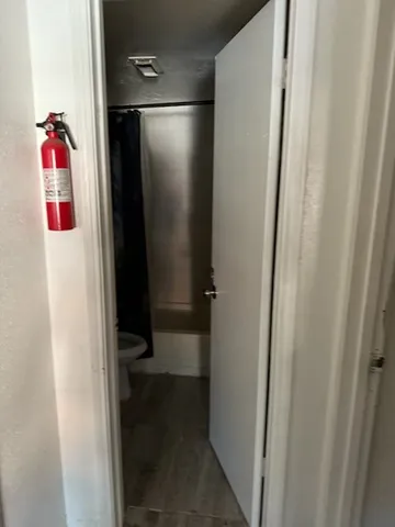 a view of walk in closet