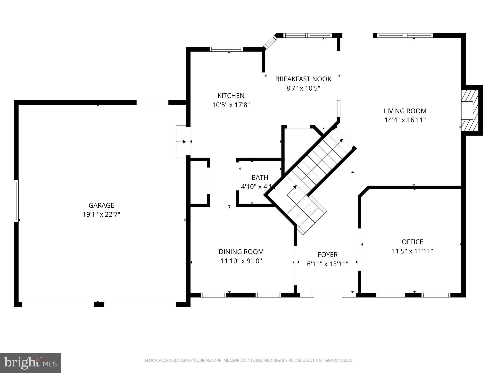 26 Emerald Ridge Drive Bear, DE 19701 - Photo 33 of 35 Main level floor plan all dimensions are estimated