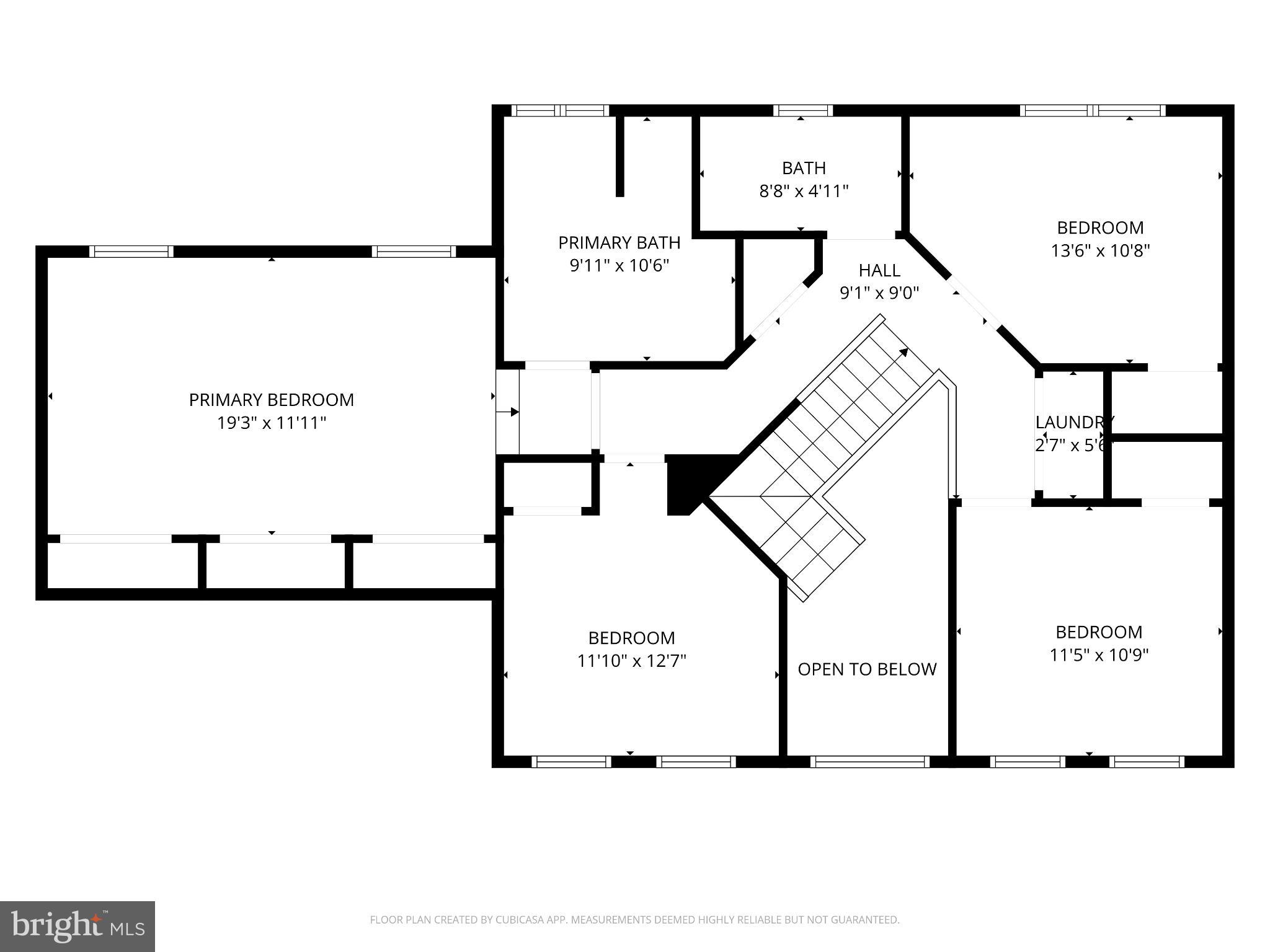 26 Emerald Ridge Drive Bear, DE 19701 - Photo 34 of 35 2nd level floor plan all dimensions are estimated