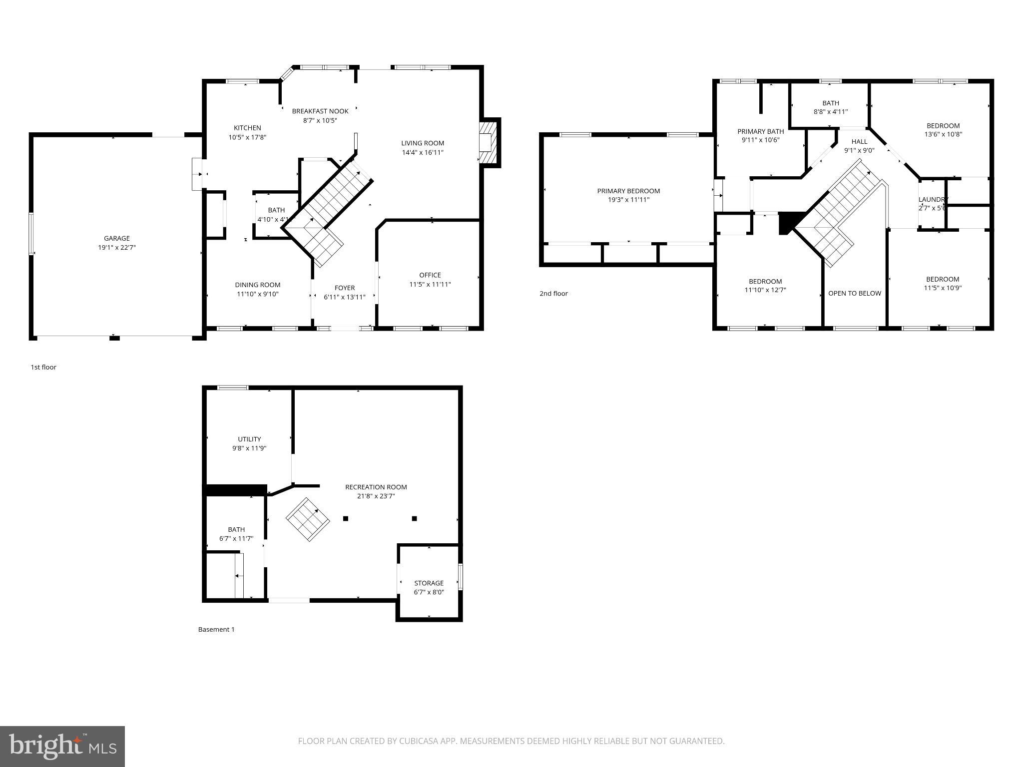 26 Emerald Ridge Drive Bear, DE 19701 - Photo 35 of 35 All levels floor plan all dimensions are estimated