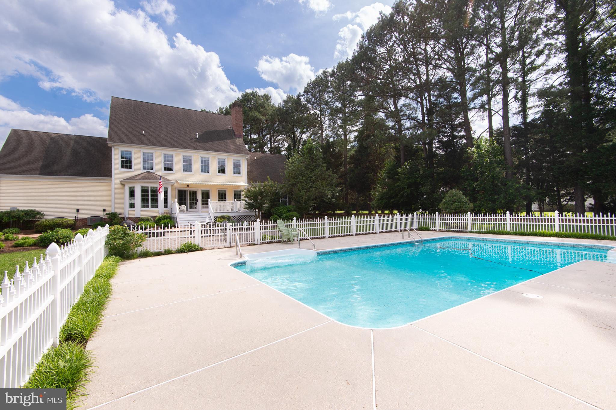 28028 Playtor Road Easton, MD 21601 - Photo 66 of 80 a view of a swimming pool with lounge chair
