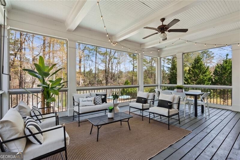 3185 Casteel Road Marietta, GA 30062 - Photo 15 of 20 a living room with furniture and a large window