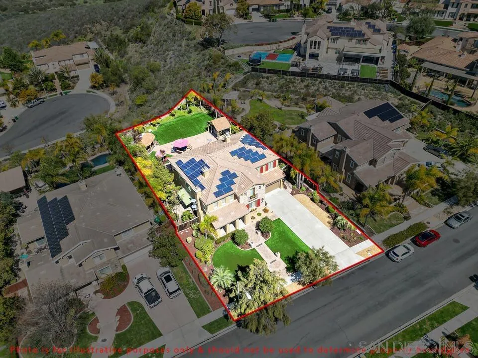 14622 Whispering Ridge Road San Diego, CA 92131 - Photo 74 of 75 an aerial view of a house with a yard