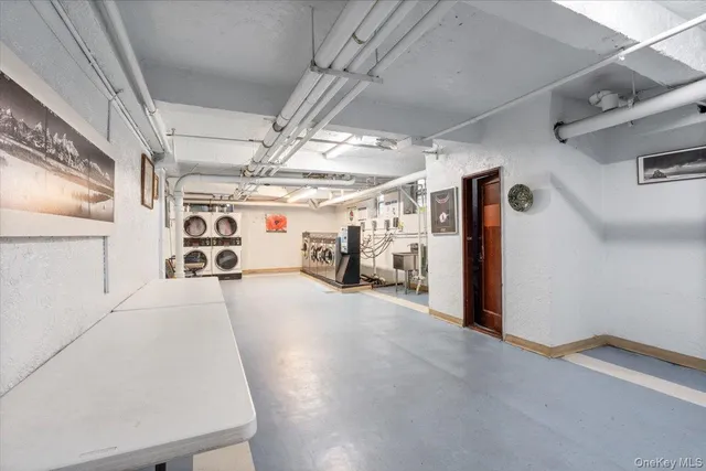 a view of parking garage