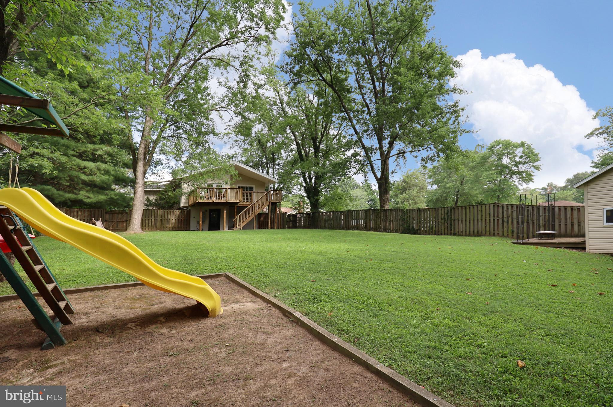 4124 Hunt Road Fairfax, VA 22032 - Photo 60 of 66 Fenced Backyard