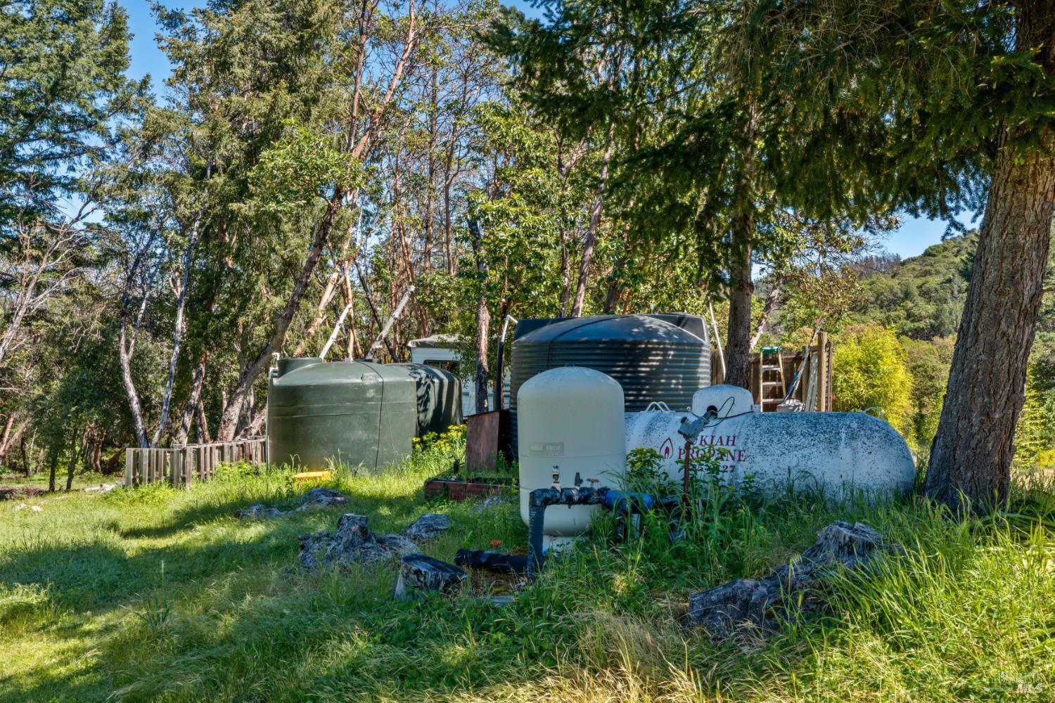 3751 Low Gap Road Ukiah, CA 95482 - Photo 20 of 22 a backyard of a house with lots of green space