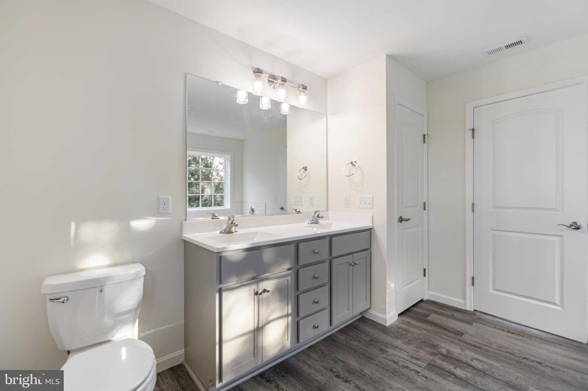 21625 Hackney Circle Lincoln, DE 19960 - Photo 32 of 46 a bathroom with a toilet sink and mirror
