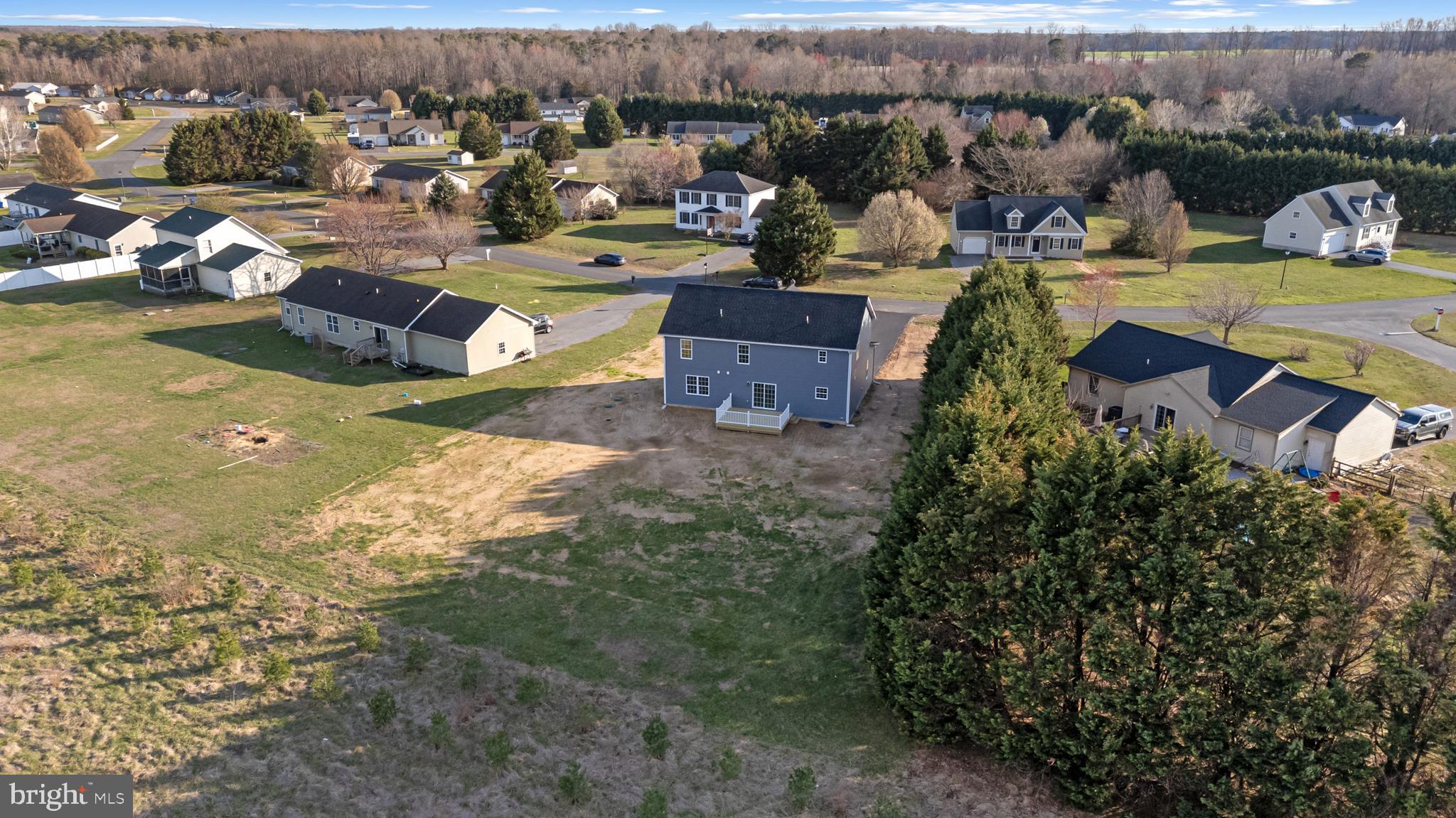 21625 Hackney Circle Lincoln, DE 19960 - Photo 7 of 46 an aerial view of a house with a garden and lake view