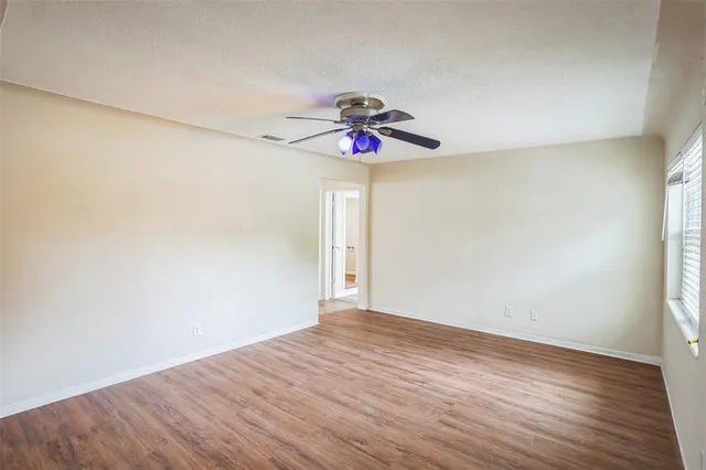 a window in an empty room